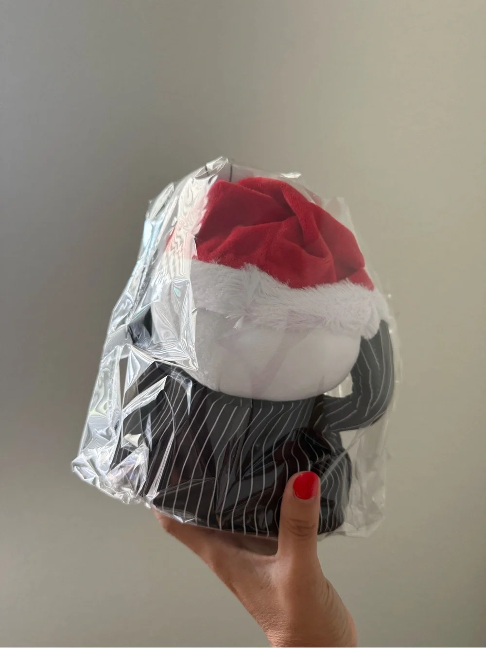 Jack Skellington Style Holiday Plush Tree Topper Hugger - NIB NEW